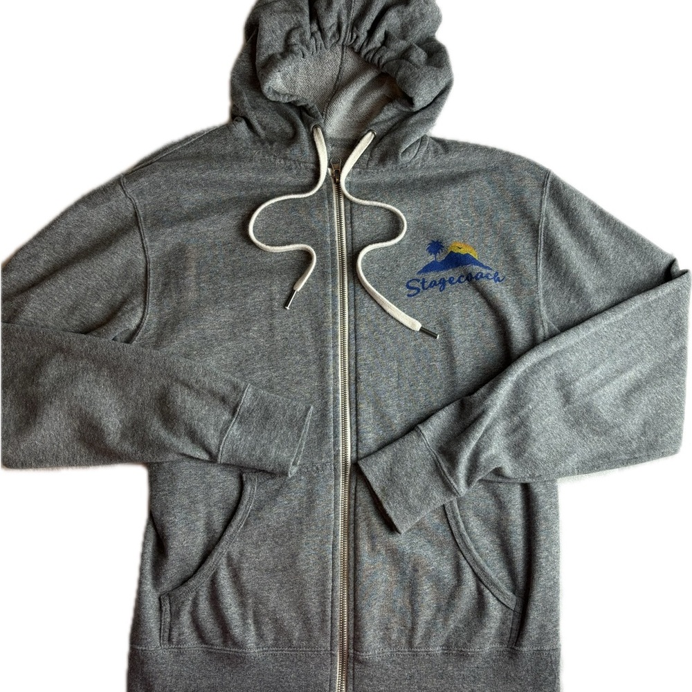 Festival Coachella Stagecoach 2018 lineup zippered hoodie sweatshirt thumb holes